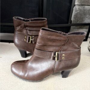 Elegant Brown Ankle Booties